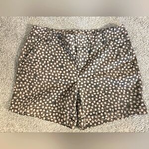 Caslon Mid Rise Women's Size 4 Geometric Shorts
